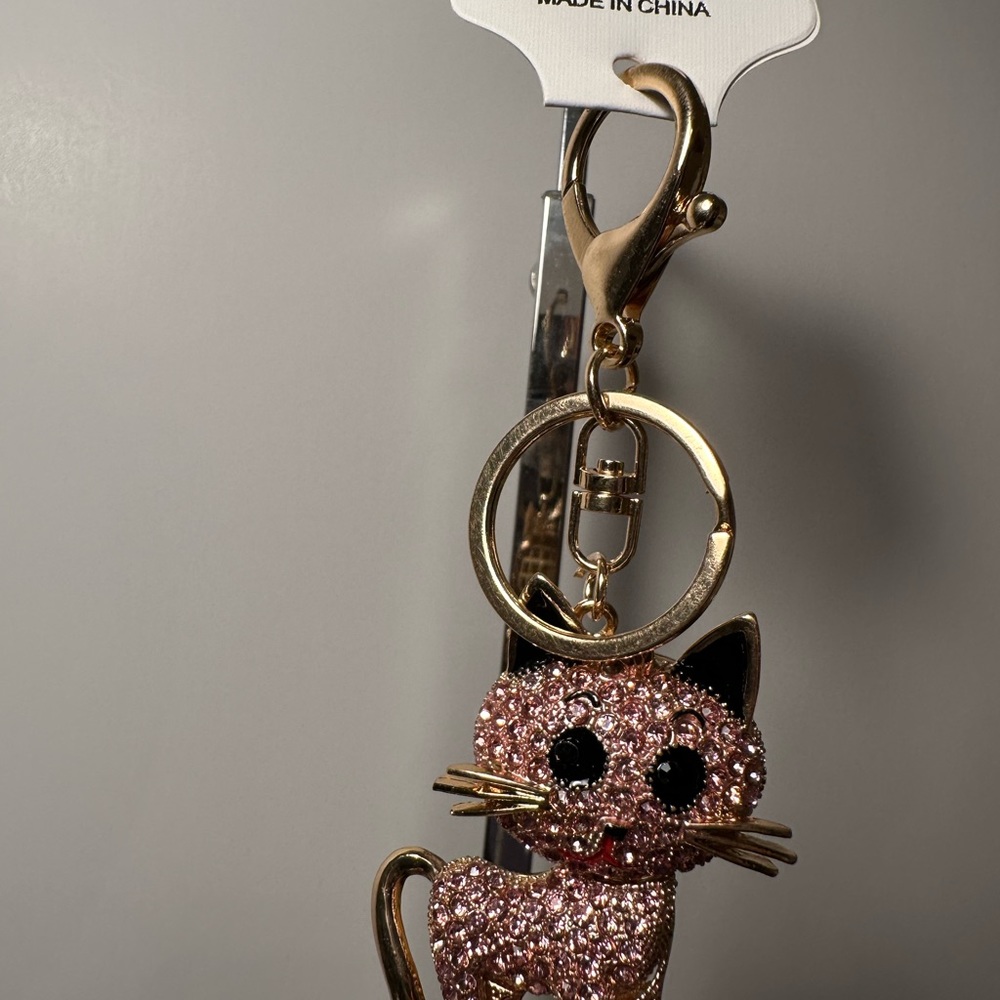 Cat purse charm or key chain NEW - Picture 3 of 5